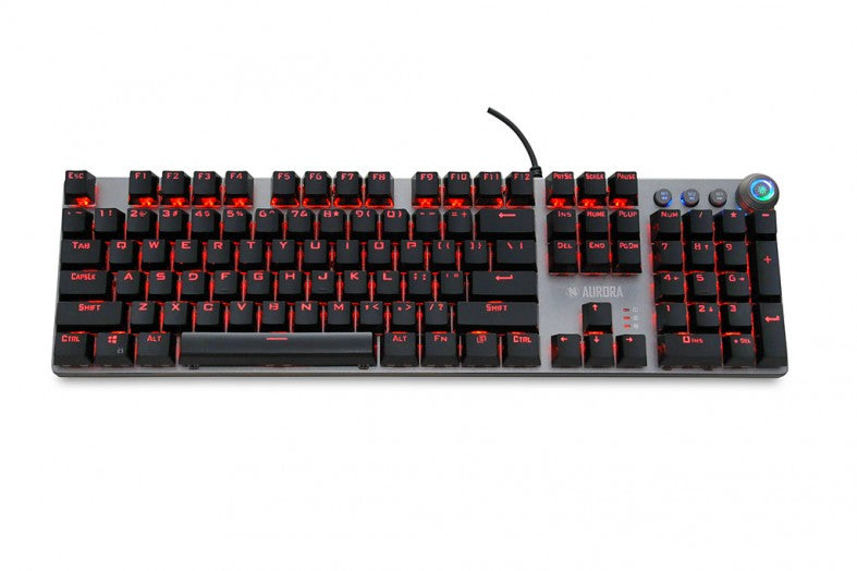 iBox Aurora K-4 keyboard USB QWERTY Black