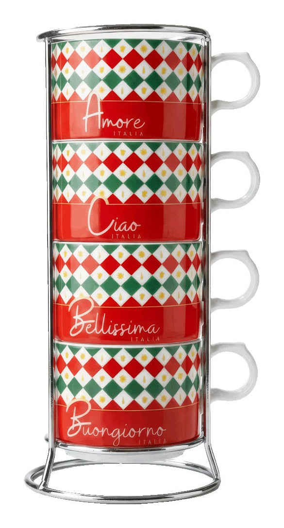 Bialetti 4 Cappuccio Tricolore