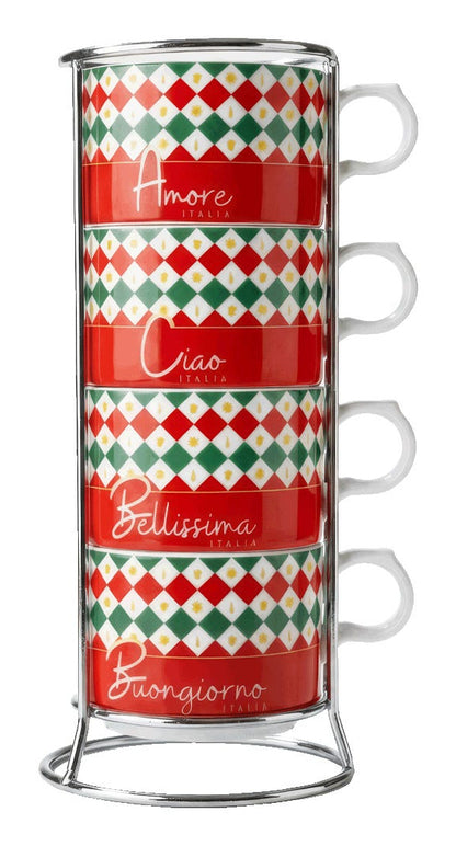 Bialetti 4 Cappuccio Tricolore