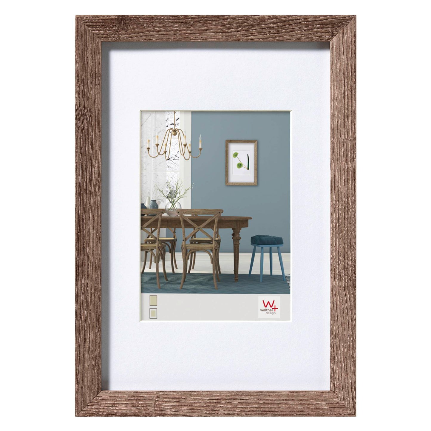 Δέντρο καρυδιάς Walther Fiorito 15x20 ξύλο με passepartout EF520N