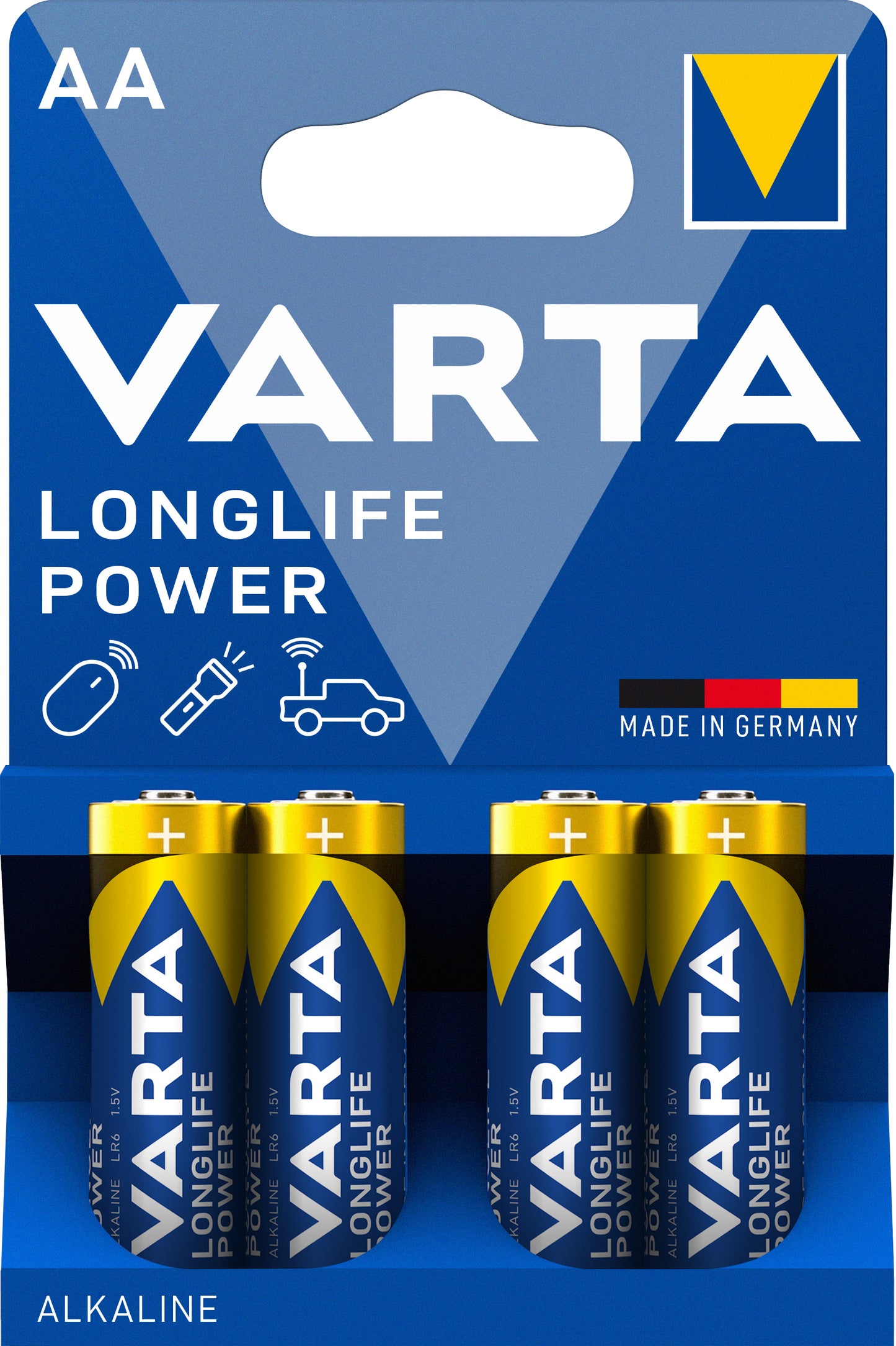 1x4 Varta Longlife Power Mignon AA LR06