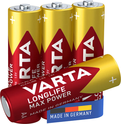 1x4 Varta Longlife Max Power Mignon AA LR06