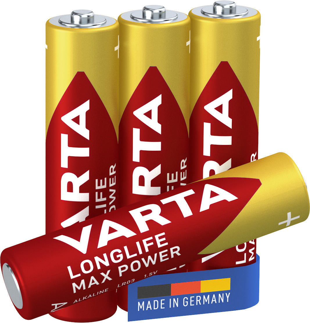 1x4 Varta Longlife Max Power Micro AAA LR03