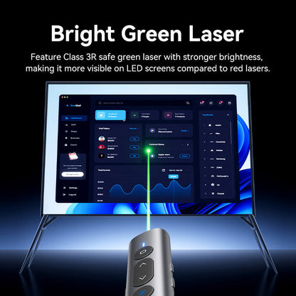 Vention presentation pointer with green laser