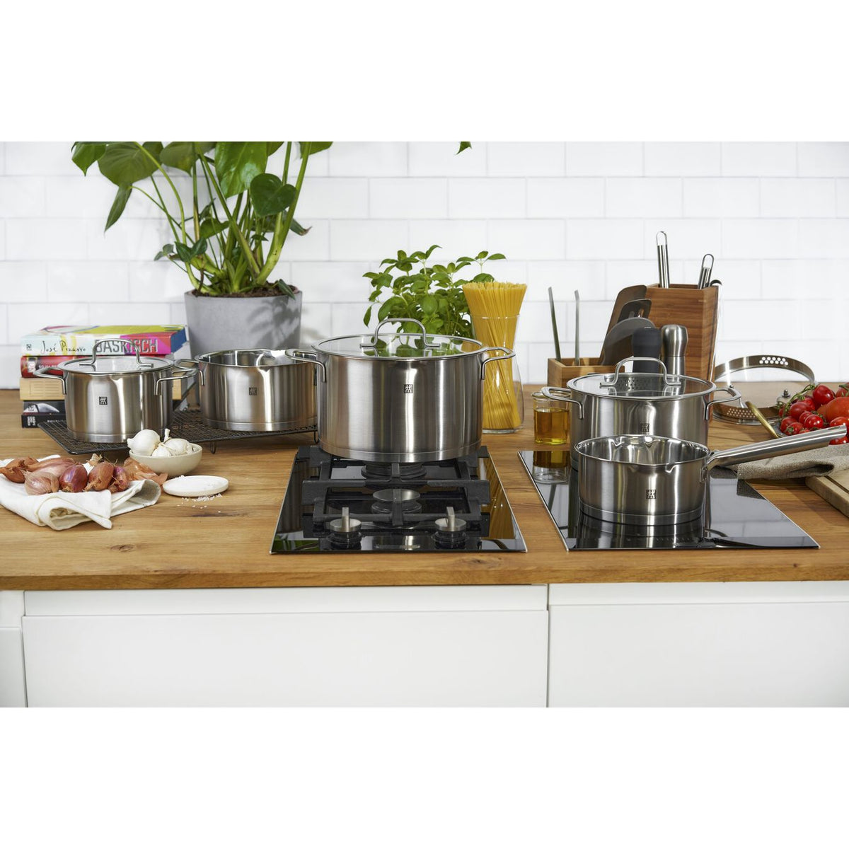 Zwilling TrueFlow Cookware Set 5-Pc, Silver