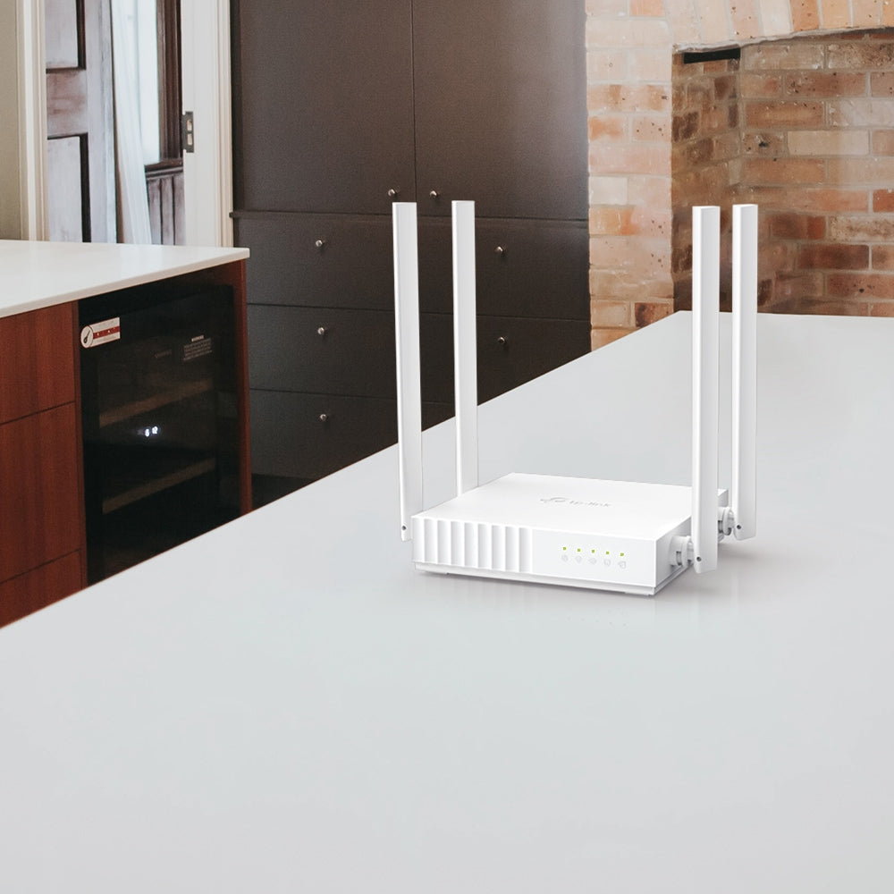 Ασύρματος Δρομολογητής TP-LINK ARCHER C24 Dual-band Ταχείας Ethernet (2,4 GHz / 5 GHz) Λευκός