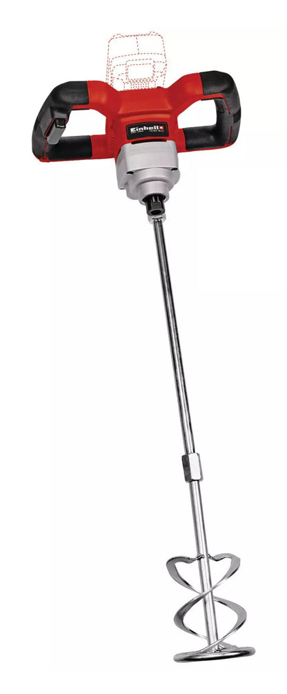 Einhell Power X-Change Cordless Paint & Mortar Mixer TE-MX 18 Li - Solo, 18V (red/black, without battery and charger)