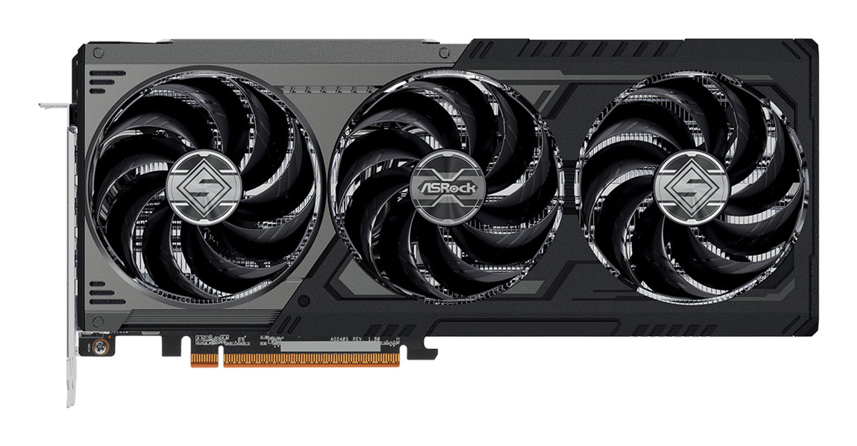 ASRock AMD Radeon™ RX 9070 XT Steel Legend Dark 16GB graphics card