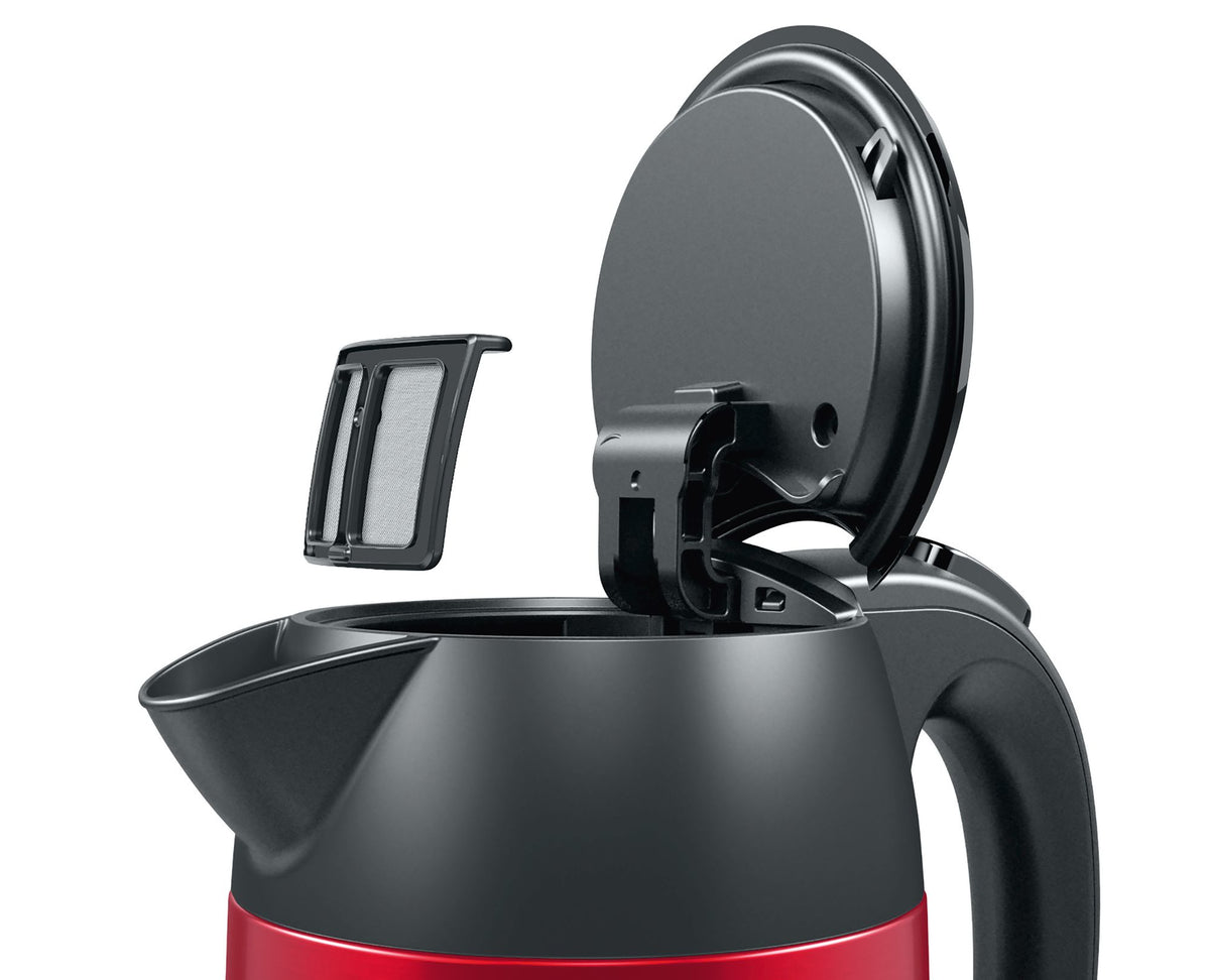 Bosch TWK3P424 electric kettle 1.7 L 2400 W Grey, Red