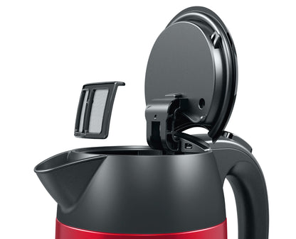 Bosch TWK3P424 electric kettle 1.7 L 2400 W Grey, Red