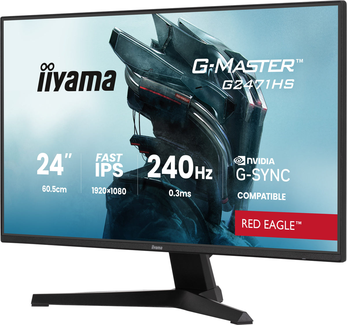 IIYAMA 60.5cm (24") G2471HS-B1 16:9 2xHDMI+DP IPS black