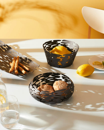 Alessi Barknest Silver Basket BM02