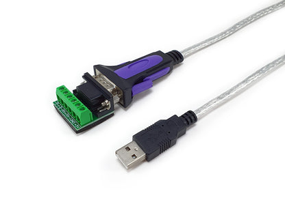 Equip Adapter USB-A->Serial RS422/RS485 FTDI   St/St   1.50m