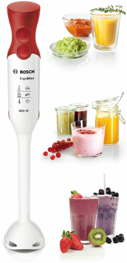 Bosch MSM64010 blender Immersion blender 450 W Red, White