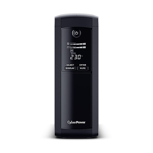 CyberPower VP1200EILCD Uninterruptible Power Supply (UPS) Line-Interactive 1.2 kVA 720 W 8 AC outlets