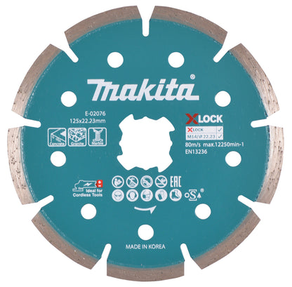 Makita Diamond Cutting Disc 125mm X-Lock for Concrete
