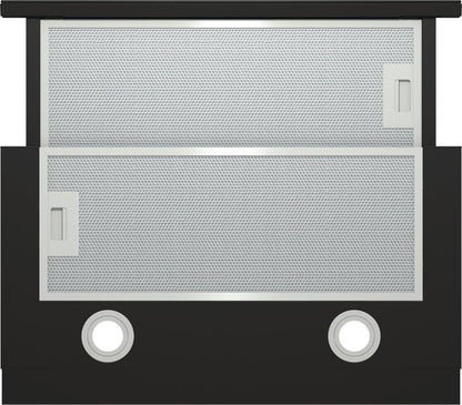 Gorenje TH62E4BG Εντοιχιζόμενος Ημισυρόμενος απορροφητήρας σε Μαύρο με Ισχύ 450 m³/ώρα