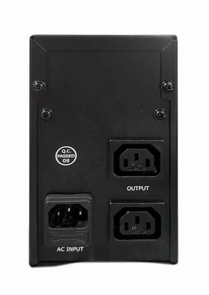 Gembird UPS-PC-652A uninterruptible power supply (UPS) Line-Interactive 0.65 kVA 390 W 3 AC outlet(s)