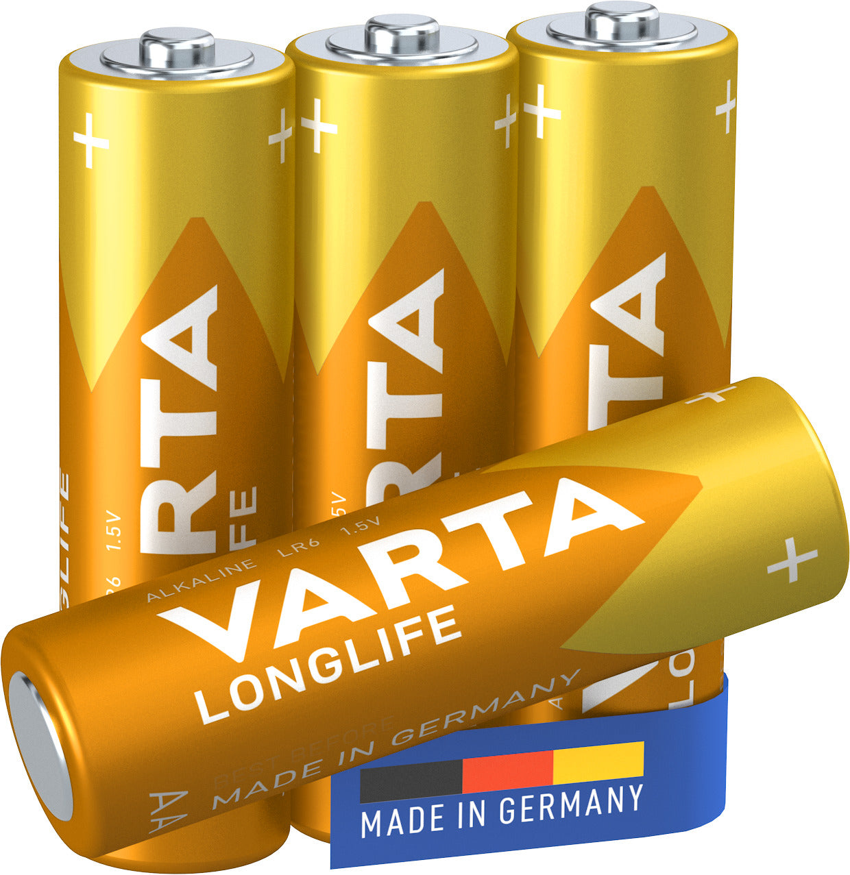 1x4 Varta Longlife Mignon AA LR 6