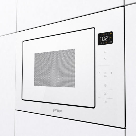Gorenje BM251SG2WG Built-in White Grill Microwave Oven 25 L 900 W