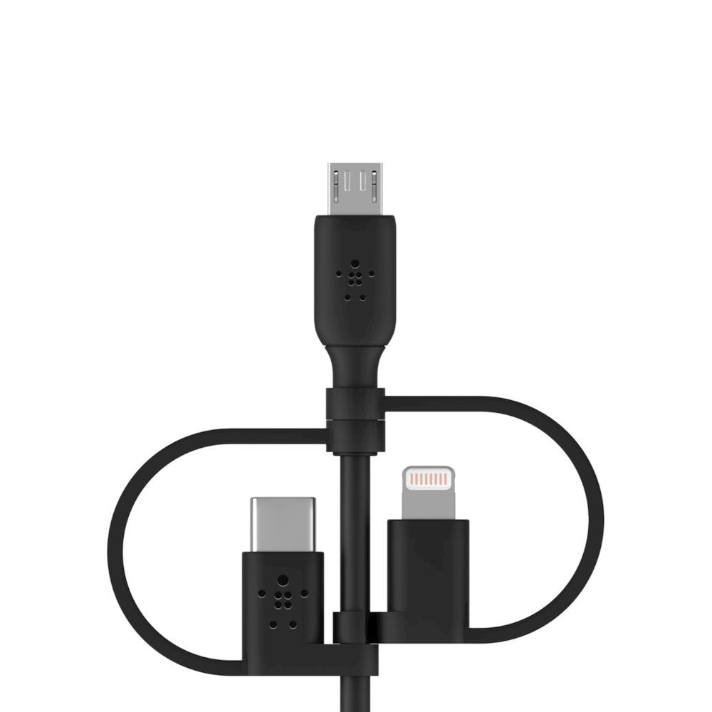 Belkin BOOST Charge Univ. Cable 1,2m Lightn./Micro/USB-C - USB-A