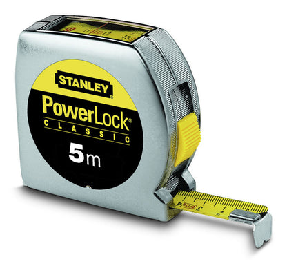 Stanley Powerlock Tape Measure, 5 m x 19 mm