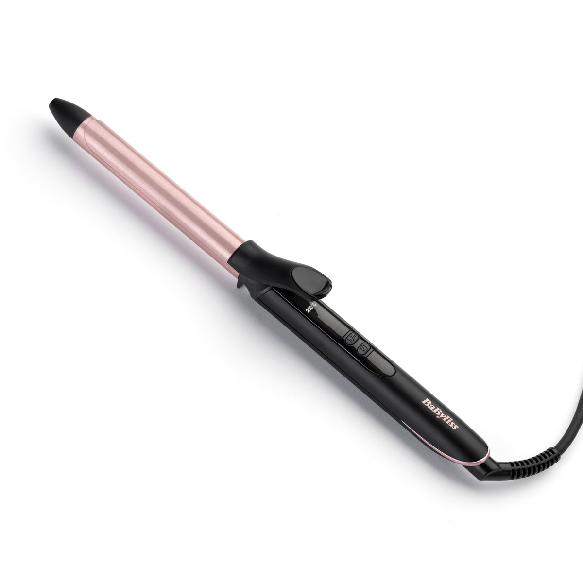 BaByliss 19 mm Curling Tong - Warm Black with Pink Gold, 98.4" (2.5 m)