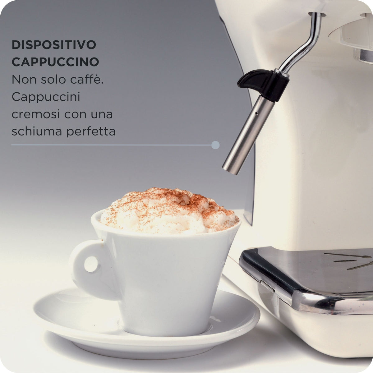Ariete Vintage Espresso Machine, beige
