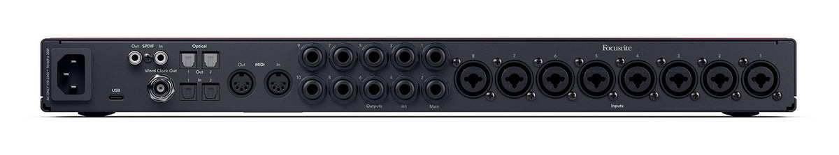 Focusrite Scarlett 18i20 4ης Γενιάς - Ηχογραφικό Διεπαφή Ήχου