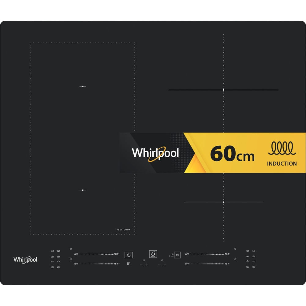Whirlpool WL S7960 NE Black Built-in 60 cm Zone induction hob 4 zone(s)