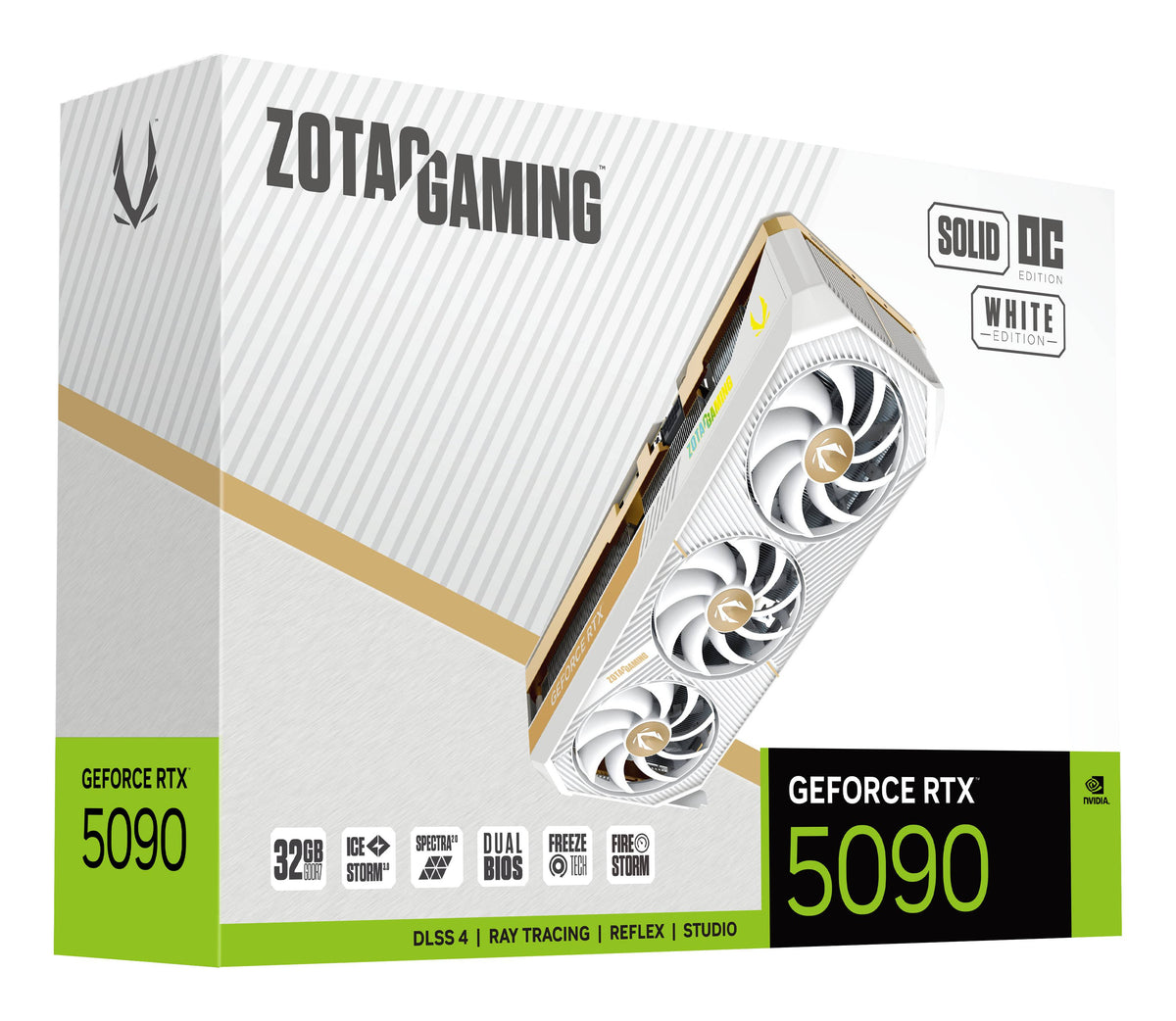 Zotac GAMING GeForce RTX 5090 SOLID OC NVIDIA 32GB GDDR7 Graphics Card