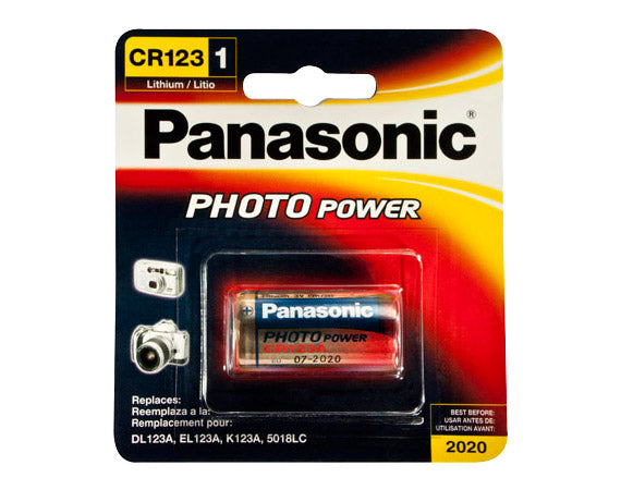 1 Panasonic Photo CR 123 A Lithium