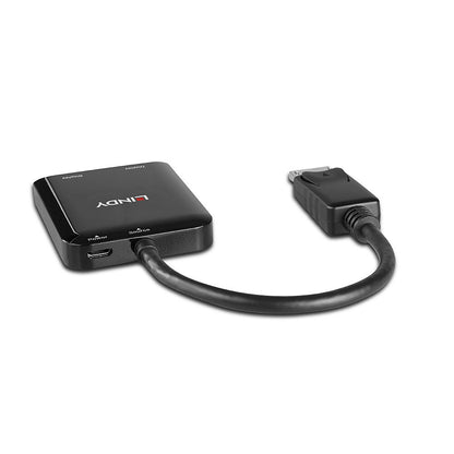 LINDY 2 Port DisplayPort 1.2 MST Hub