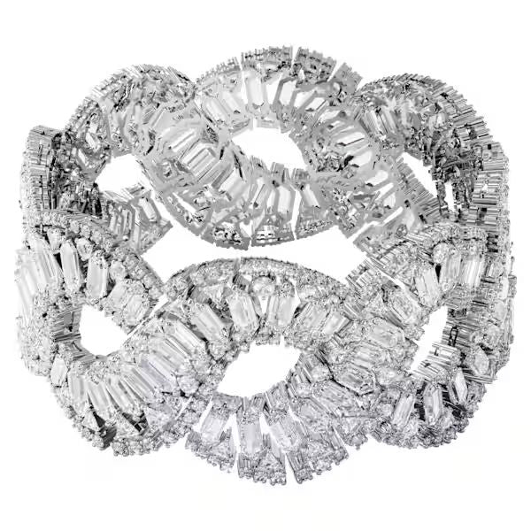 Swarovski Women's Bracelet Model 5598351, 18 cm, Stainless Steel, Grey