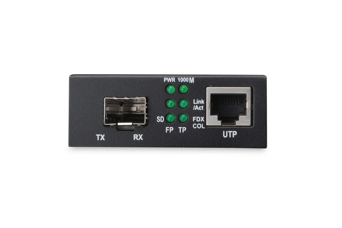 DIGITUS Medienkonverter Gigabit Ethernet RJ45/SFP