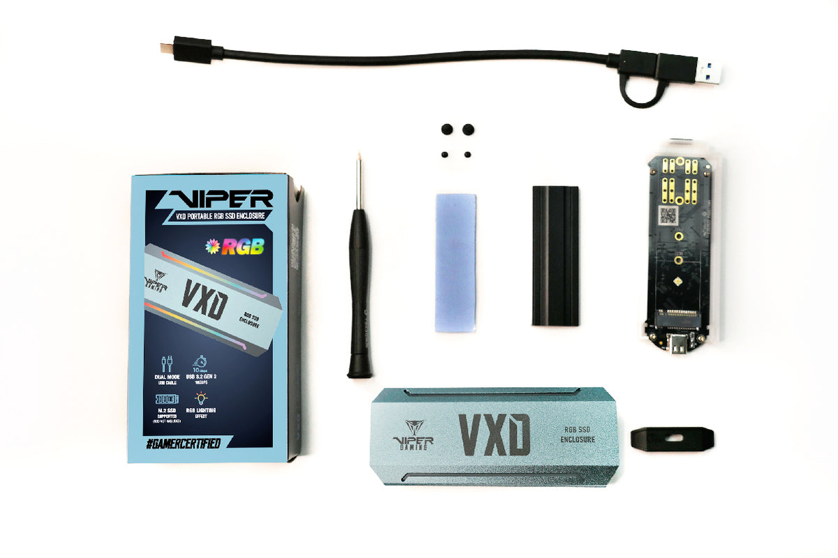 Θήκη SSD Patriot Memory VXD Ασήμι για M.2