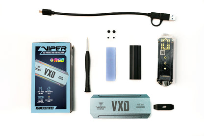 Θήκη SSD Patriot Memory VXD Ασήμι για M.2