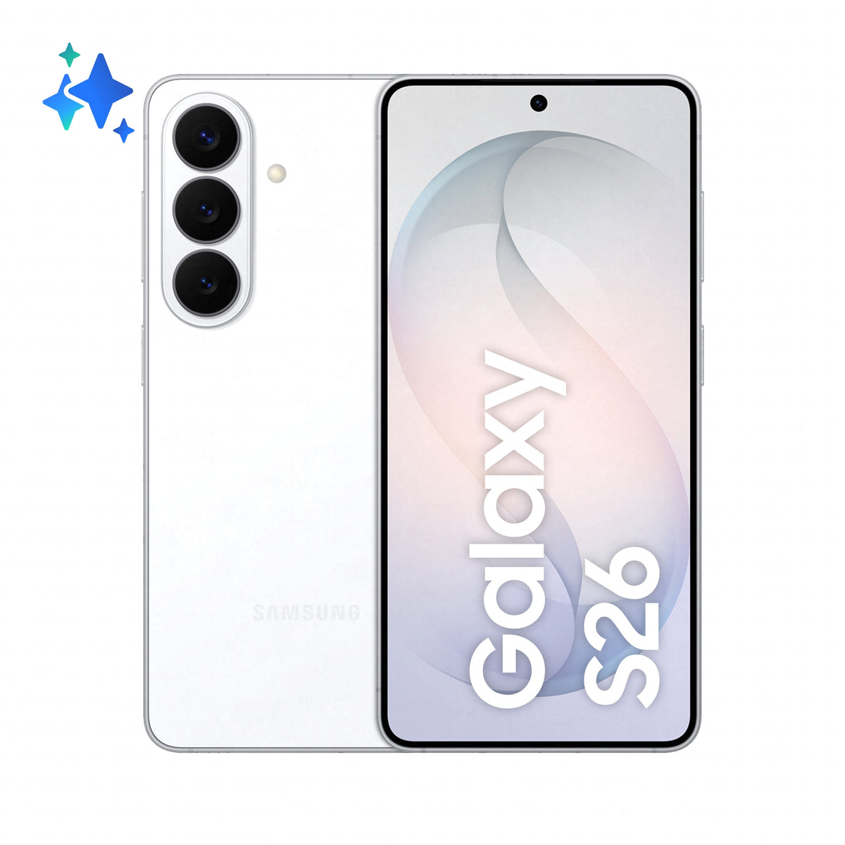 Samsung Galaxy S26 16 cm (6.3") Dual SIM Android 16.0 5G USB Type-C 12 GB 256 GB 4300 mAh White