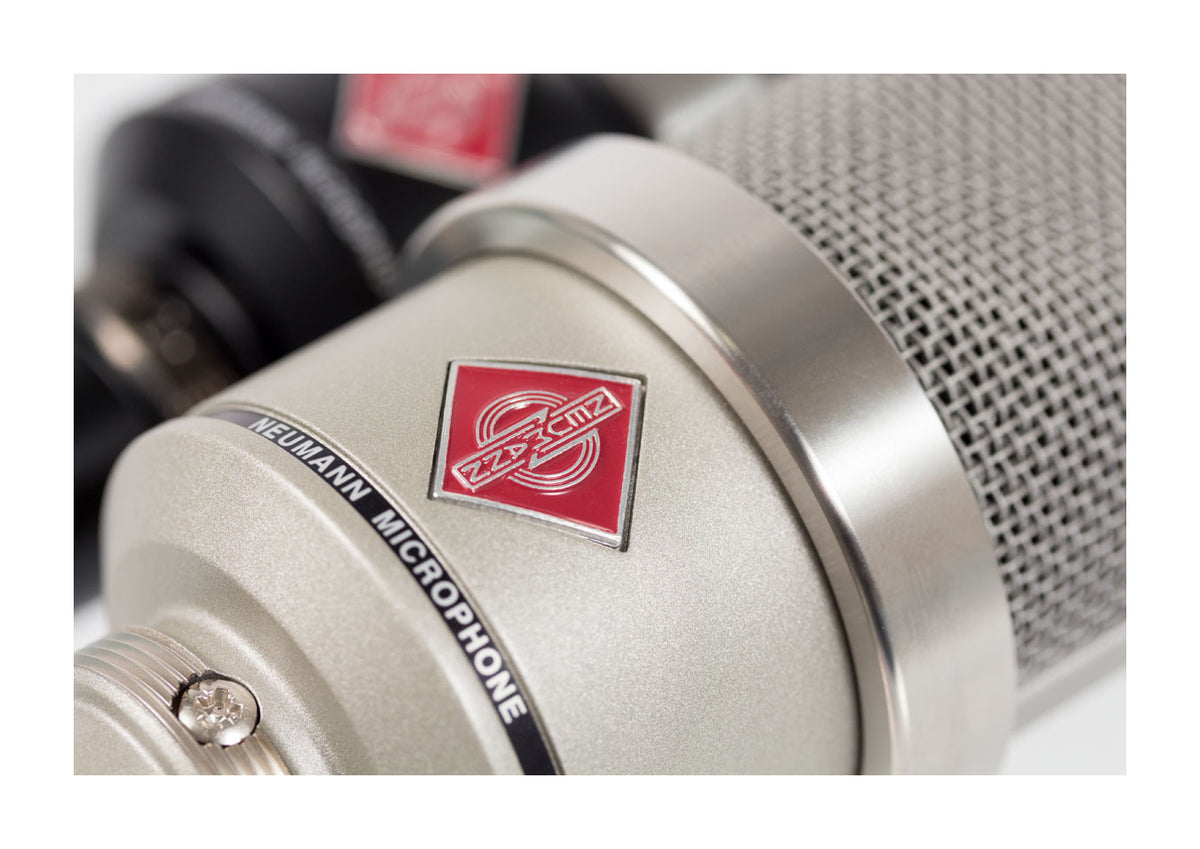 Neumann TLM 102 NI Studio-Set - large-diaphragm condenser microphone with shock mount, nickel