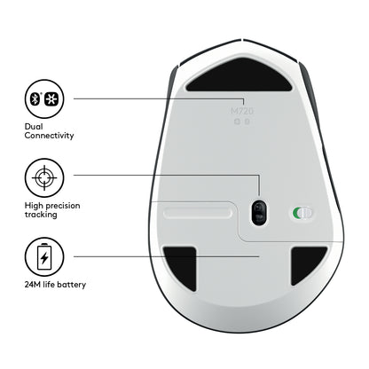 Logitech M720 Triathlon Wireless Mouse - Black