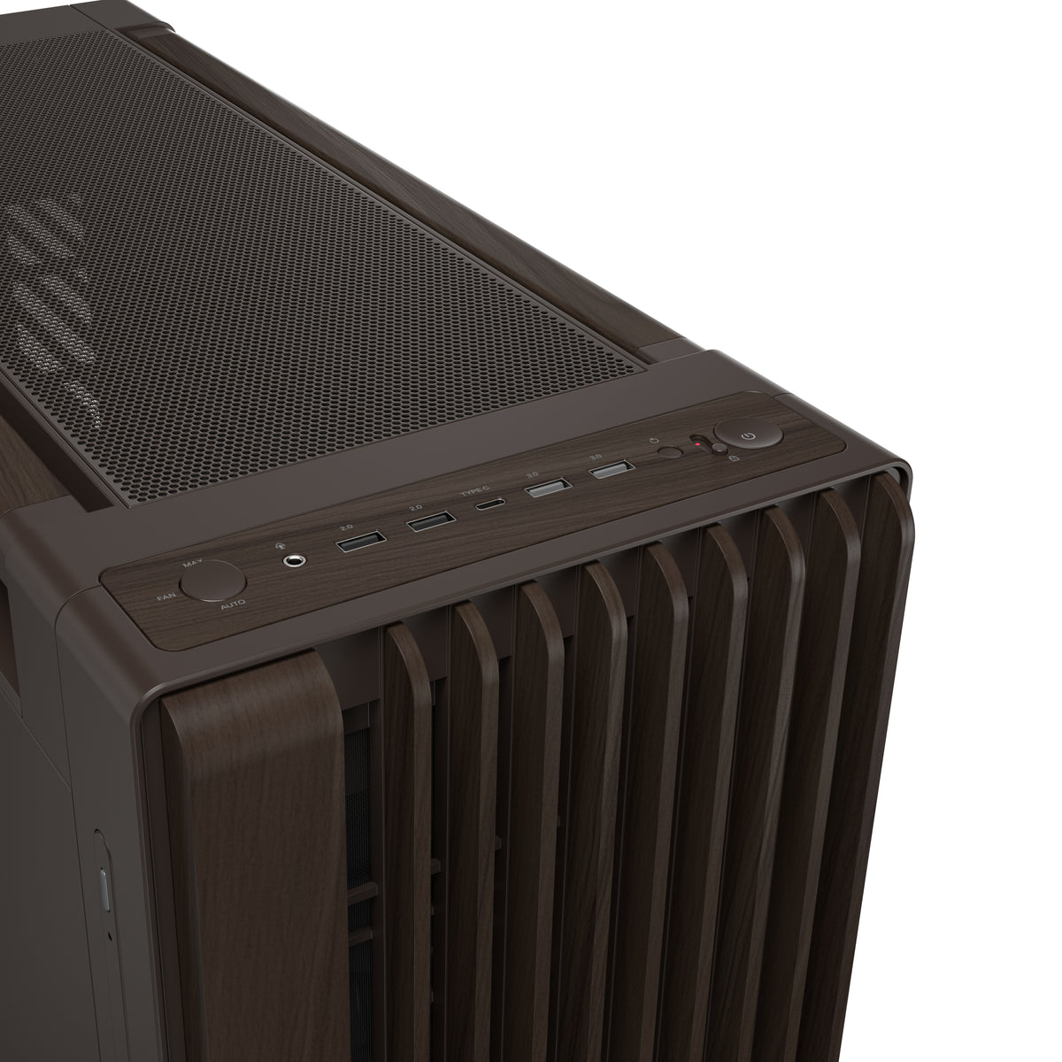 ASUS ProArt PA602 Wood Edition Retro Brown - Metal Panel Midi Tower