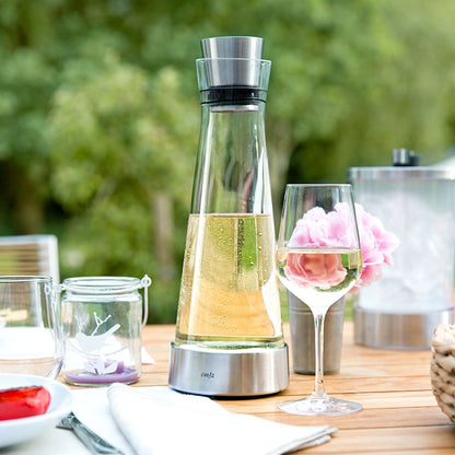 Emsa Flow Slim glass carafe 1.0 L Glass 515675
