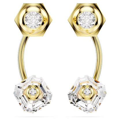 Swarovski Women's Earrings Model 5677980, 3.3 cm, Gold Stainless Steel