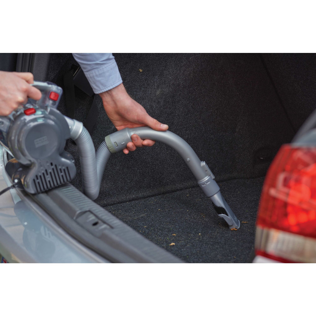 Φορητή ηλεκτρική σκούπα Black & Decker PD1200AV-XJ χωρίς σακούλα σε γκρι και πορτοκαλί χρώμα