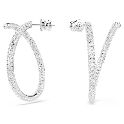 Swarovski Women's Earrings Model 5695939, 3.5 cm, Stainless Steel, Grey