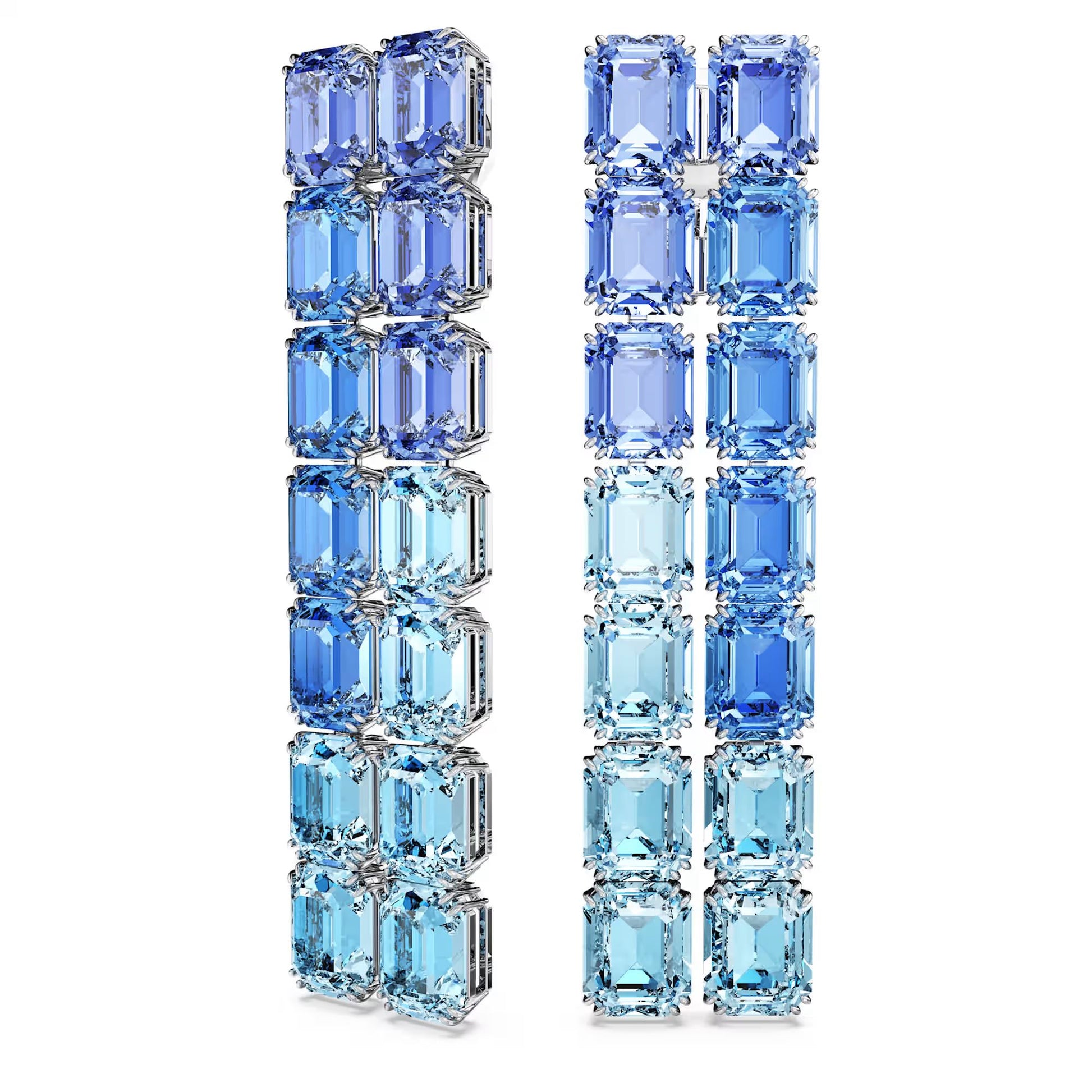 Swarovski Women's Earrings Model 5696517, 7.2 cm, Blue Glass