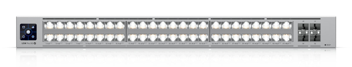 Ubiquiti UniFi Pro XG 48 PoE Managed L3 10G Ethernet (100/1000/10000) Power over Ethernet (PoE) 1U Grey