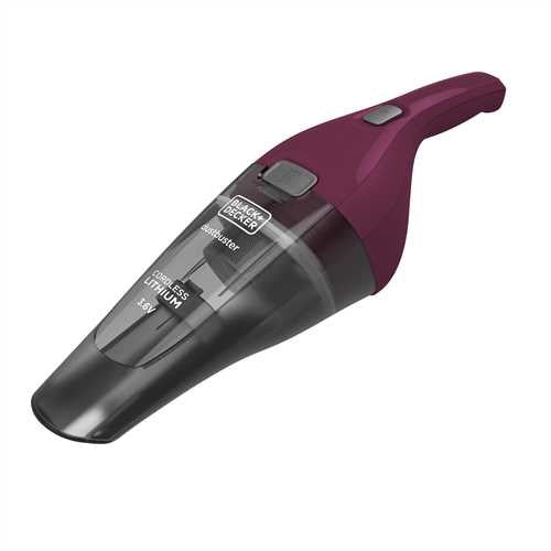 Φορητή Ηλεκτρική Σκούπα Black & Decker NVC115W σε Γκρι και Μωβ Χρώμα Χωρίς Σακούλα