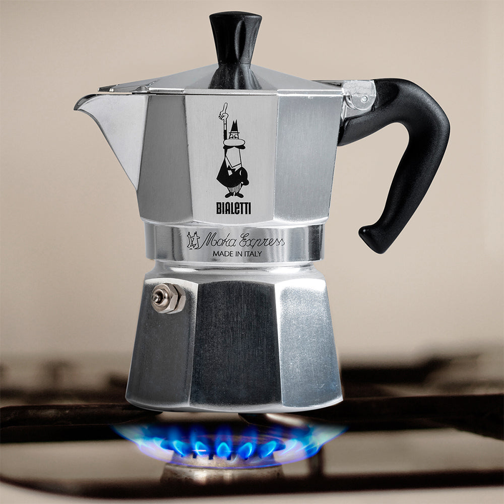 Bialetti Moka Express Καφετιέρα Μόκα 0,3 λίτρα Αλουμίνιο, Μαύρο