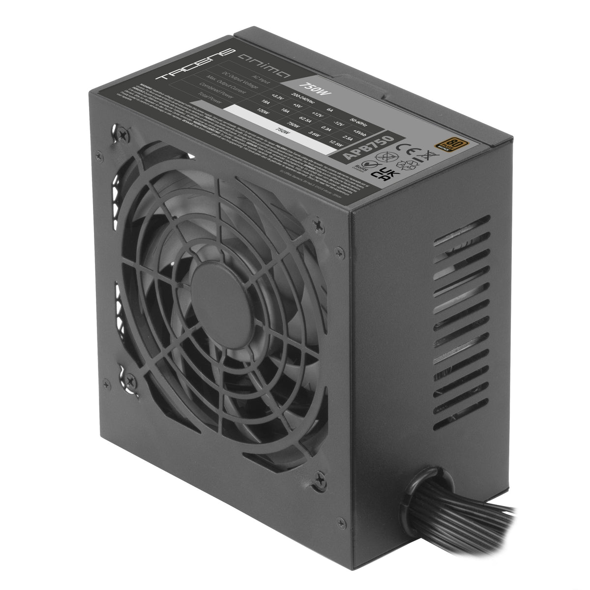 Tacens Anima APB750 power supply unit 750 W 20+4 pin ATX ATX Black